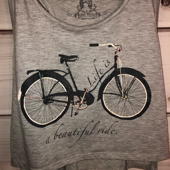 Cropped graphic tank - Picture 2 of 3